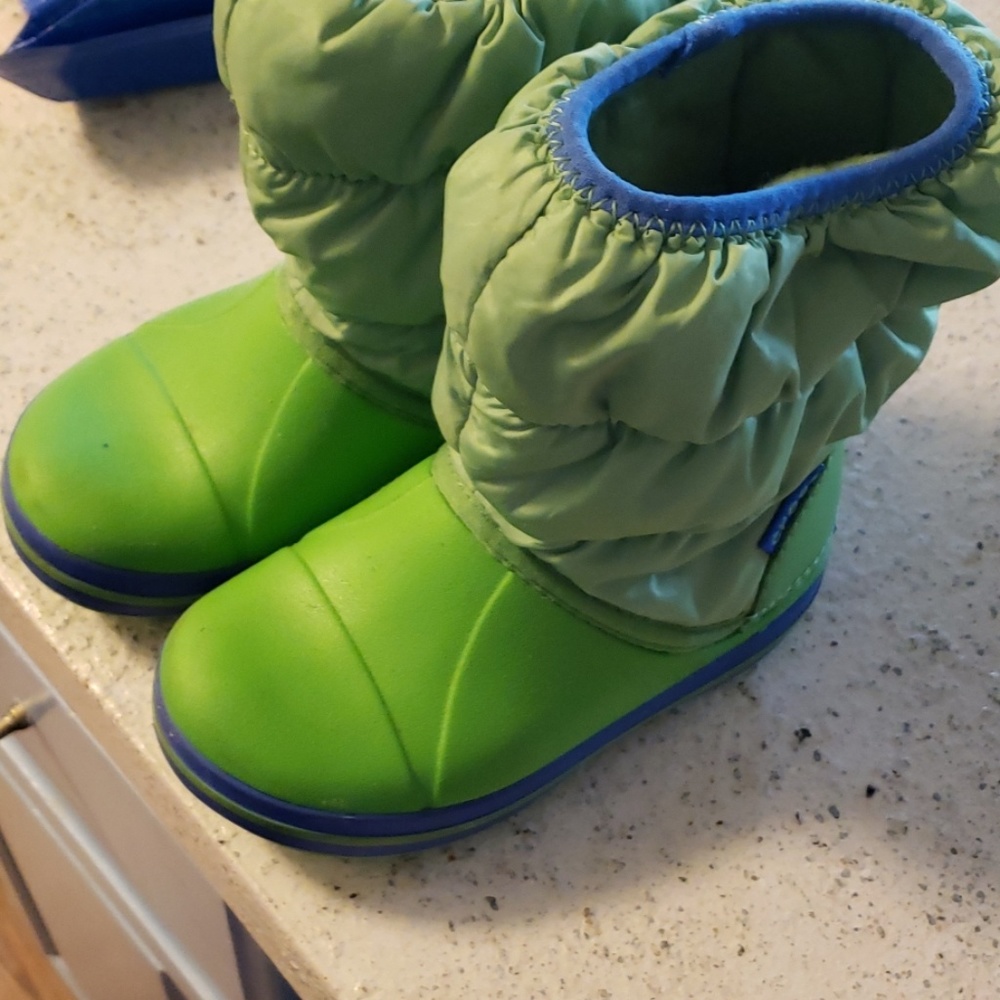 Croc boots. Great condition.  Warm interior